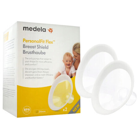 Medela PersonalFit Flex, imbuto, misura M 24 mm, 2 pezzi