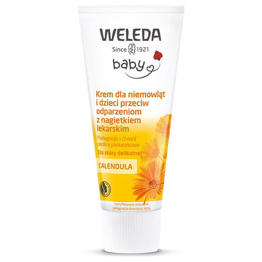 Weleda Calendula, crema anti-scottature con calendula, pelle sensibile, 75 ml