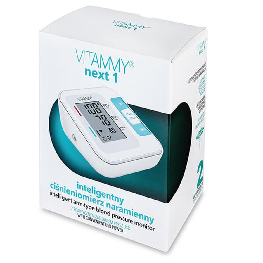 Vitammy Next 1, misuratore automatico della pressione arteriosa del braccio superiore