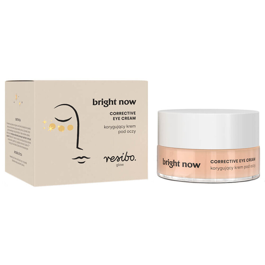 Resibo Glow Bright Now, corrective eye cream, 15 ml