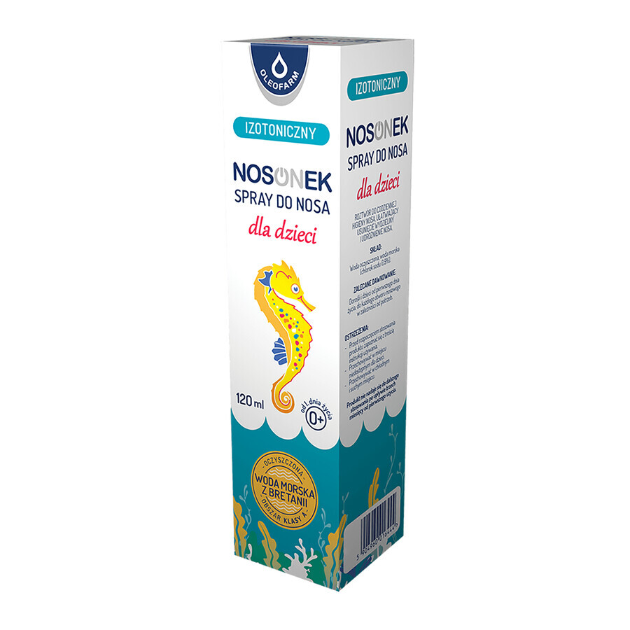 Nosonek, isotonic nasal spray for children from the age of 1 day, 120 ml