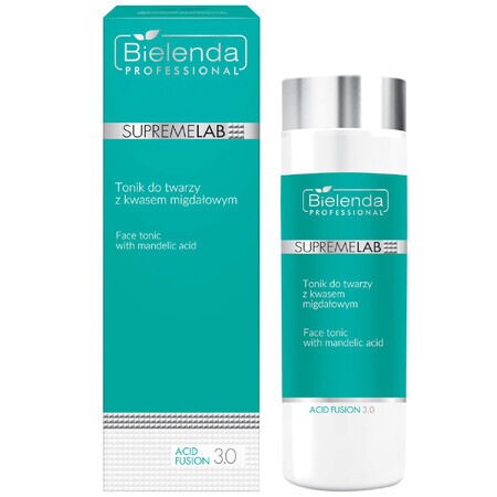 Bielenda Professional SupremeLab Acid Fusion 3.0, tonico per il viso con acido mandelico, 200 ml