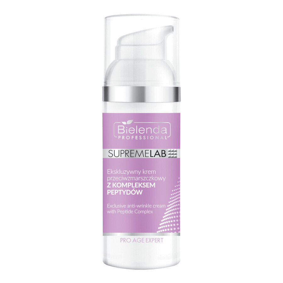 Bielenda Professional SupremeLAB Pro Age Expert, exklusive Anti-Falten-Gesichtscreme mit Peptidkomplex, 50 ml