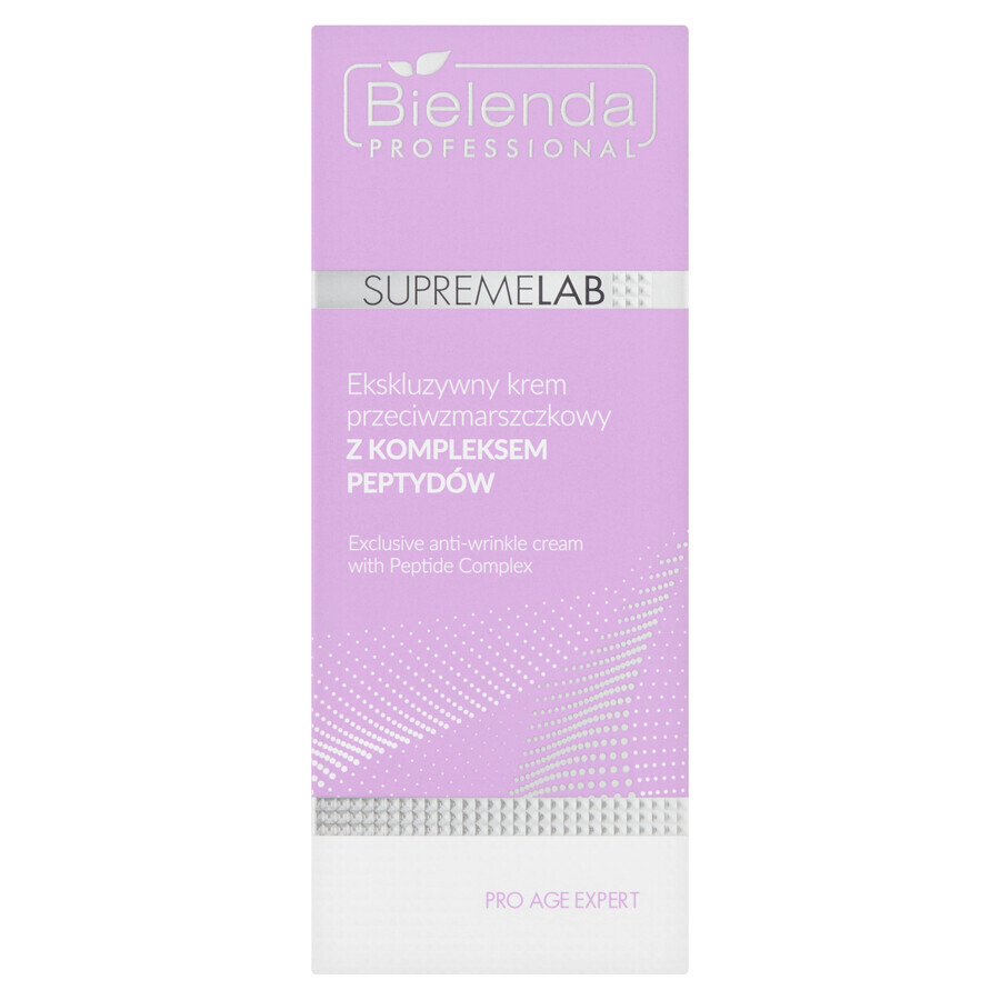 Bielenda Professional SupremeLAB Pro Age Expert, exklusive Anti-Falten-Gesichtscreme mit Peptidkomplex, 50 ml