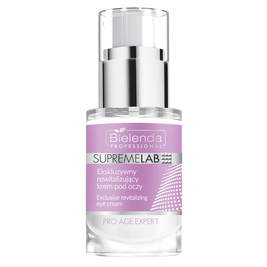 Bielenda Professional SupremeLAB Pro Age Expert, exclusiva crema revitalizante para ojos, 15 ml