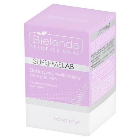 Bielenda Professional SupremeLAB Pro Age Expert, exclusiva crema revitalizante para ojos, 15 ml