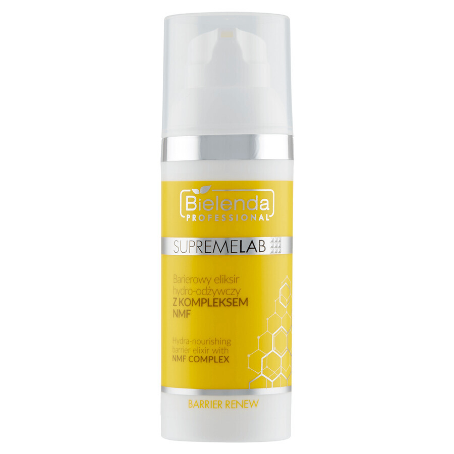 Bielenda Professional SupremeLAB Barrier Renew, elisir idro-nutriente barriera per il viso con complesso NMF, 50 ml