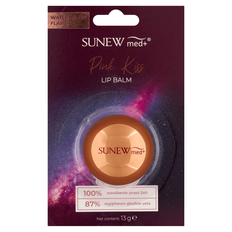 SunewMed+ Pink Kiss, balsamo per labbra, anguria, 13 g