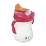 B.Box, vaso para aprender a beber, set 4 en 1, frambuesa, a partir de 4 meses, 240 ml