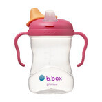 B.Box, vaso para aprender a beber, set 4 en 1, frambuesa, a partir de 4 meses, 240 ml