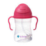 B.Box, vaso para aprender a beber, set 4 en 1, frambuesa, a partir de 4 meses, 240 ml