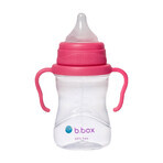 B.Box, vaso para aprender a beber, set 4 en 1, frambuesa, a partir de 4 meses, 240 ml