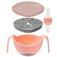 B.Box, tazza multiuso per non bere con cannuccia, set 4 in 1, Tutti Frutti, da 6 mesi, 1 pezzo