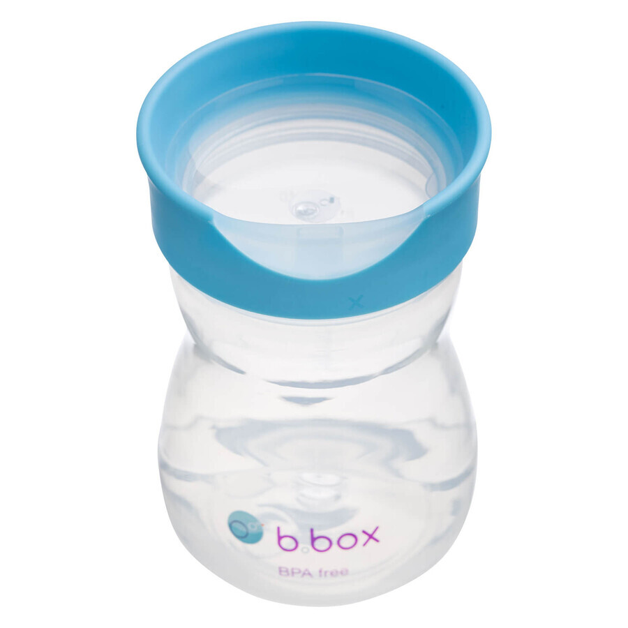 B.Box, tazza per imparare a bere, tazza da allenamento, mirtillo, da 12 mesi, 240 ml