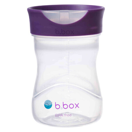 B.Box, tazza per imparare a bere, tazza da allenamento, uva, da 12 mesi, 240 ml