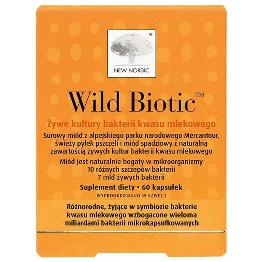 Nuovo Nordic Wild Biotic, 60 capsule