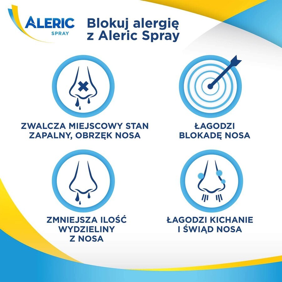 Aleric Spray 50 µg/doză, spray nazal, suspensie, 60 doze