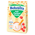 BoboVita Moja Pierwsza Kaszka ryżowa, lampone, senza latte, senza glutine, senza zuccheri aggiunti, 180 g