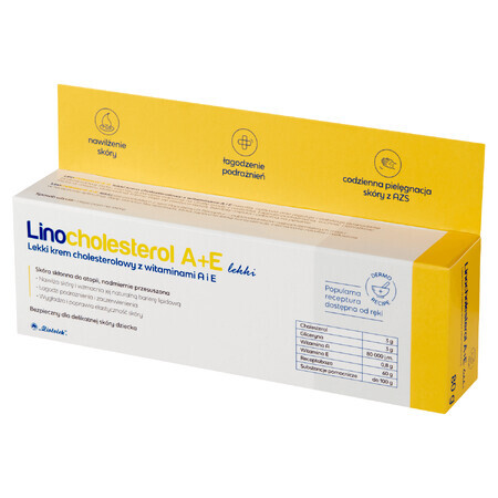 Linocholesterol A+E light, crema anticolesterolo con vitamine A ed E, 80 g