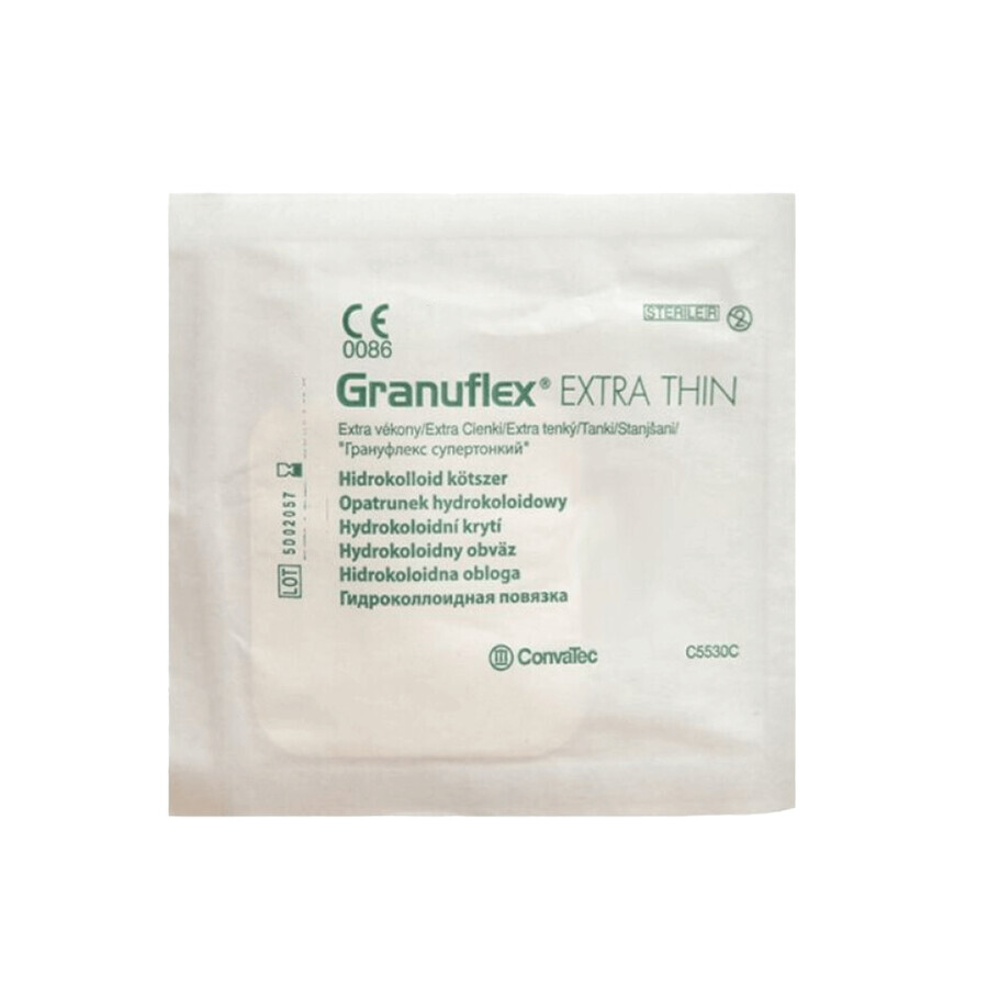 Granuflex Extra Thin, medicazione idrocolloidale 15 cm x 15 cm, 1 pezzo