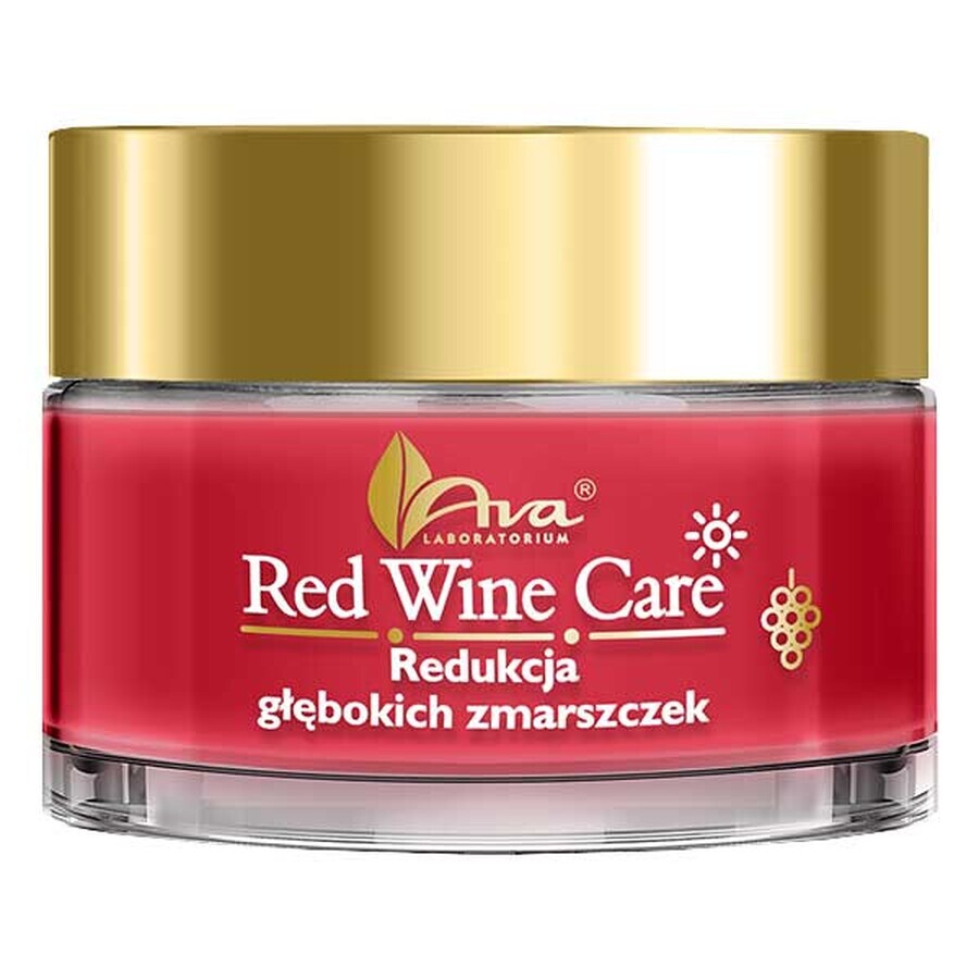 Ava Red Wine Care, crema facial de día, reducción de arrugas profundas, 50 ml