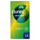 Durex Arouser, preservativi rigati, 12 pezzi