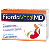 Fiorda Vocal MD, orange flavor, 30 tablets