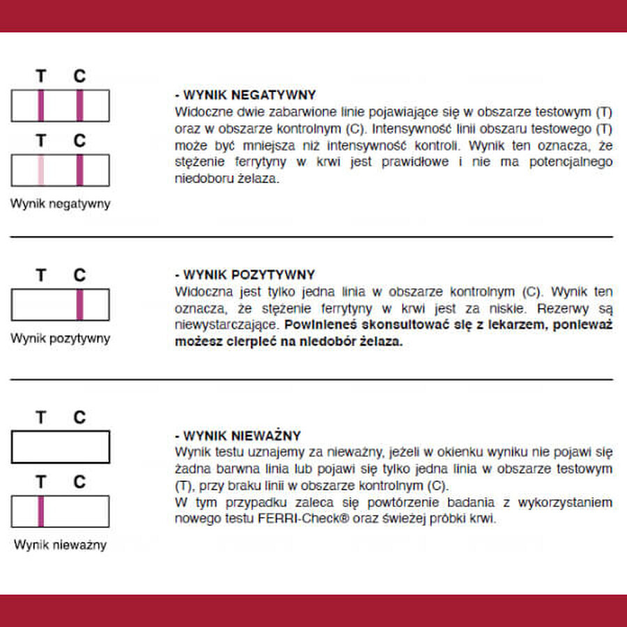 LabHome Ferri-Check, esame del sangue per la rilevazione della carenza di ferro, diagnosi dell'anemia, 1 pezzo