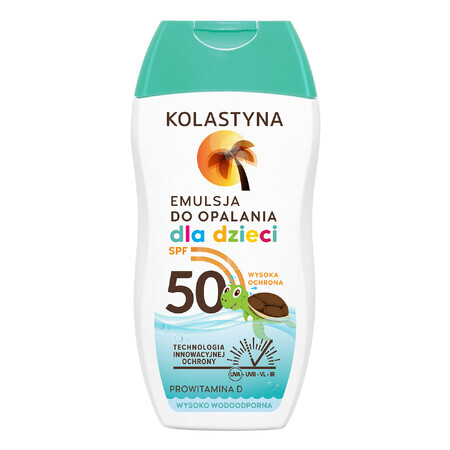 Kolastyna, emulsione solare per bambini, SPF 50, 150 ml