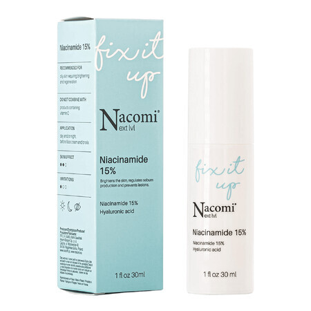 Nacomi Next Level, siero con niacinamide 15%, 30 ml