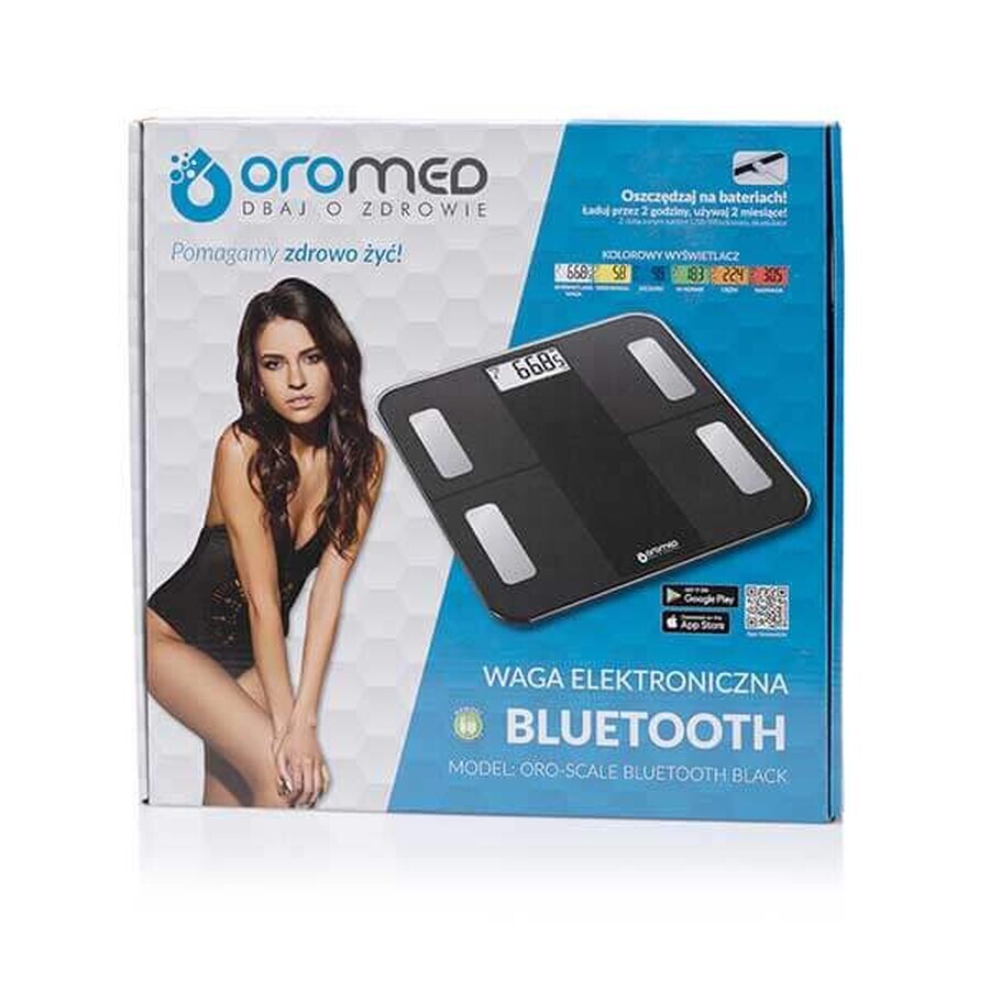 Oromed Oro-Scale Bluetooth Black, bilancia analitica, nero, 1 pezzo