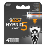 BIC Flex 5 Hybrid, ricariche intercambiabili, 4 pezzi