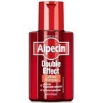 Alpecin Double Efect, shampoo con caffeina contro la caduta dei capelli e la forfora, 200 ml