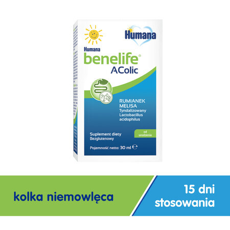 Humana Benelife Acolic, dalla nascita, 30 ml