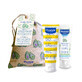 Mustela Sun set, Baby on the go - pelle normale, latte solare, SPF 50+, 40 ml + Hydra Bebe, crema viso, 40 ml