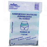 Horizon Postpartum Panties, Disposable, Size 38, 7 Pc