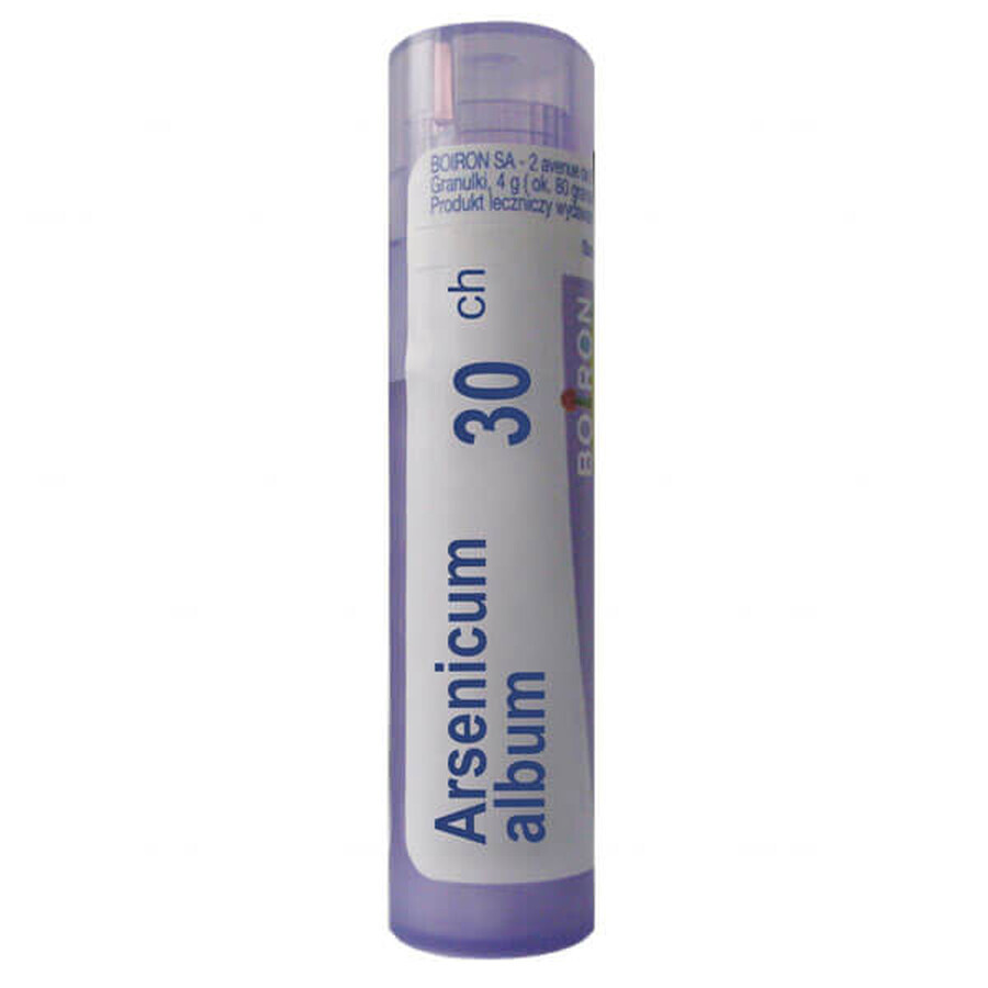 Boiron Arsenicum album 30 CH, gránulos, 4 g