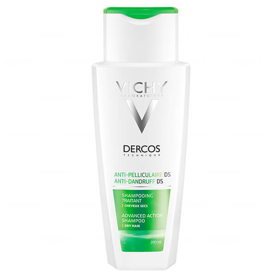 Vichy Dercos Antiforfora DS, shampoo antiforfora, capelli secchi, 200 ml