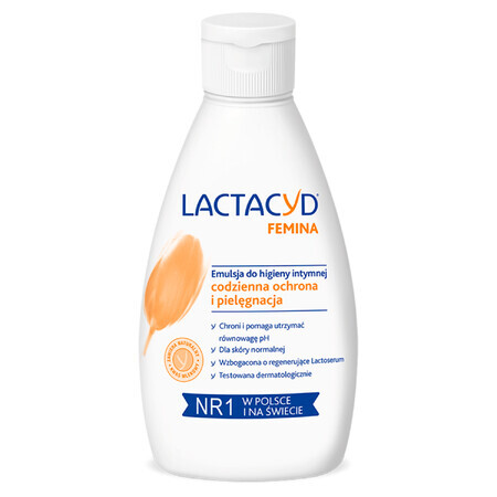 Lactacyd Femina, emulsione per l'igiene intima, 200 ml