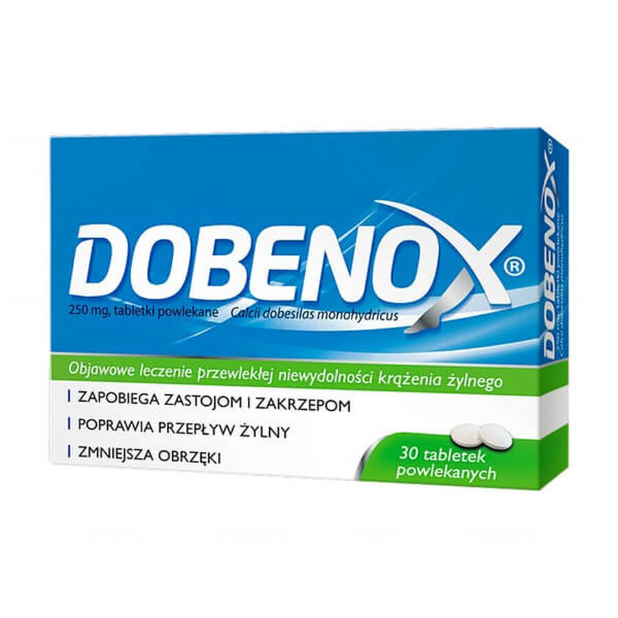 Dobenox 250 mg, 30 compresse rivestite con film