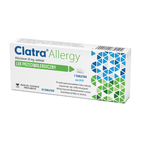 Clatra Allergy 20 mg, 10 compresse