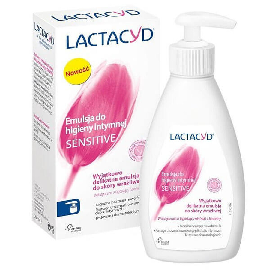 Lactacyd Ultra-Delicate, emulsie voor intieme hygiëne, 200 ml