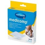 Medicomp, impacchi sterili in tessuto non tessuto, 4 strati, 10 cm x 10 cm, 5 x 2 pz.