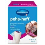 Peha-haft, benda elastica autoadesiva, 6 cm x 4 m, 1 pezzo