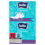 Bella Ideale, Toallas sanitarias StaySofti con alas, ultrafinas, Noche, 14 piezas