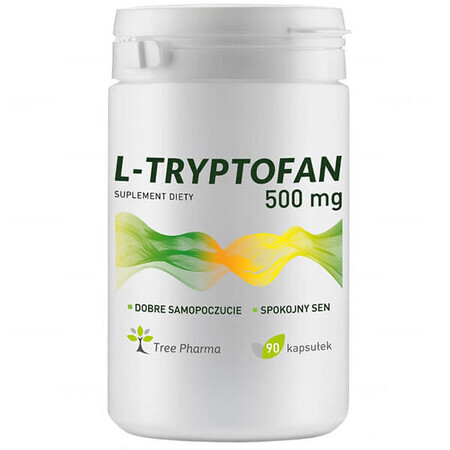 Tree Pharma L-Triptofano 500 mg, 90 capsule