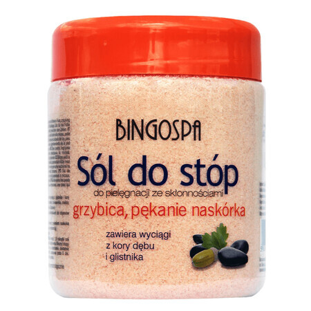 Bingospa, sale per piedi soggetti a micosi e screpolature dell'epidermide, 550 g