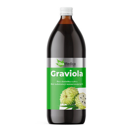 EkaMedica Graviola, zumo, 1000 ml