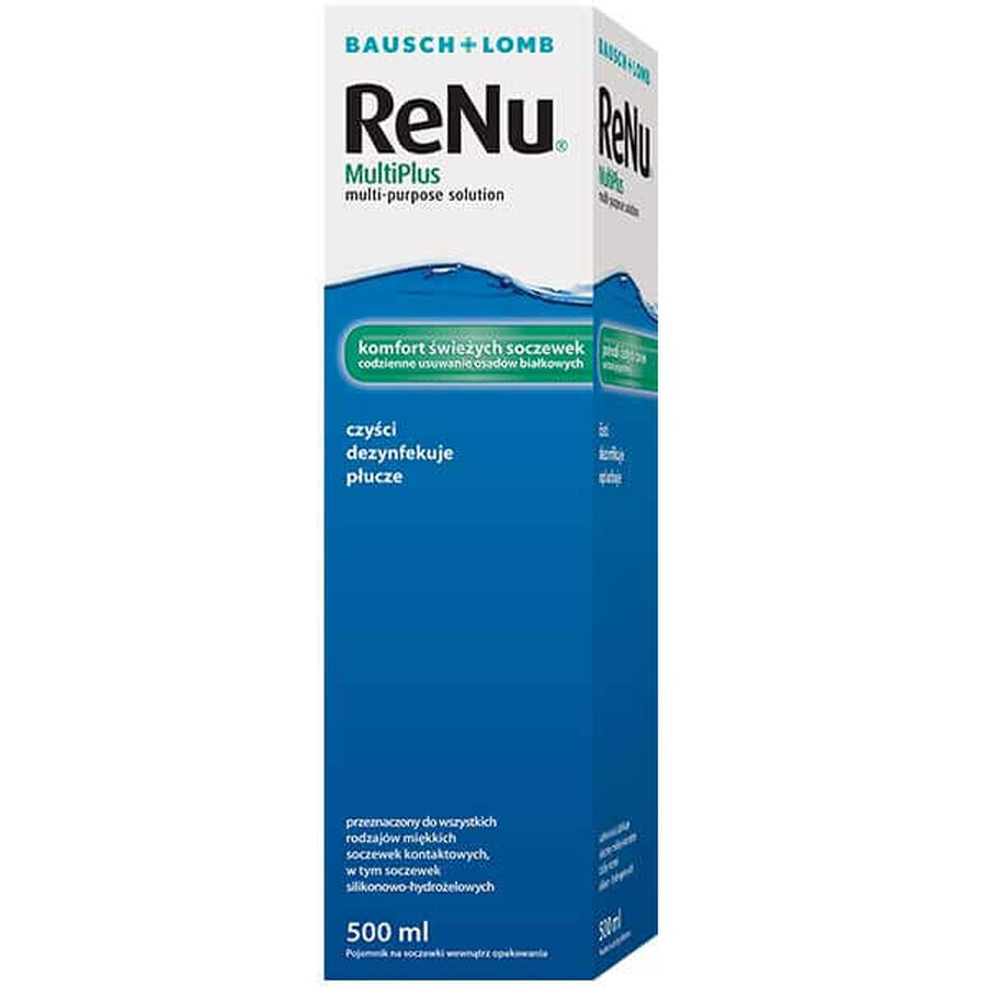 ReNu MultiPlus, lens solution, 500 ml