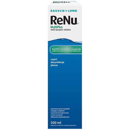 ReNu MultiPlus, lens solution, 500 ml